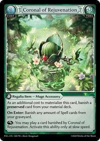 Coronal of Rejuvenation - Promotional Cards - Grand Archive TCG card