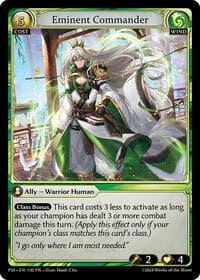 Eminent Commander - Promotional Cards - Grand Archive TCG card