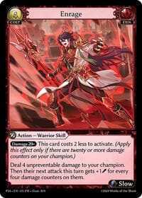 Enrage - Promotional Cards - Grand Archive TCG card