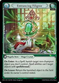 Entrancing Filigree - Promotional Cards - Grand Archive TCG card