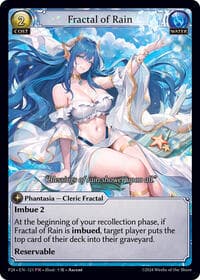 Fractal of Rain - Promotional Cards - Grand Archive TCG card