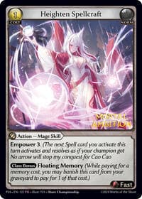 Heighten Spellcraft - Promotional Cards - Grand Archive TCG card
