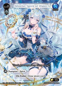 Minthe, Spirit of Water (CPR) - Promotional Cards - Grand Archive TCG card