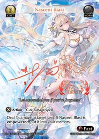 Nascent Blast (CPR) - Promotional Cards - Grand Archive TCG card