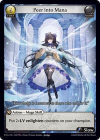 Peer into Mana - Promotional Cards - Grand Archive TCG card