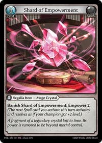 Shard of Empowerment - Promotional Cards - Grand Archive TCG card