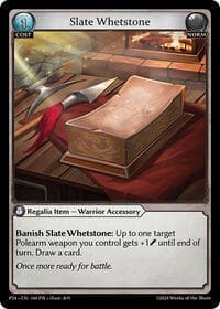 Slate Whetstone - Promotional Cards - Grand Archive TCG card