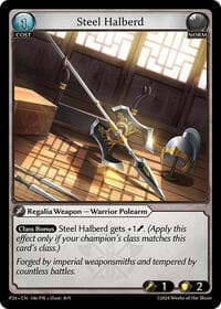 Steel Halberd - Promotional Cards - Grand Archive TCG card