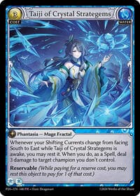 Taiji of Crystal Strategems - Promotional Cards - Grand Archive TCG card