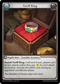 Tariff Ring - Promotional Cards - Grand Archive TCG card
