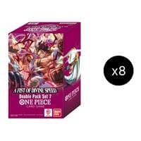 Double Pack Set Volume 7 Display - A Fist of Divine Speed - One Piece Card Game card