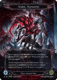 Arakni, Marionette (Marvel) - The Hunted - Flesh and Blood TCG card