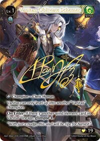 Vanitas, Obliviate Schemer (CSR) - Alchemical Revolution Alter Edition - Grand Archive TCG card