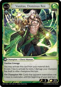 Vanitas, Dominus Rex - Alchemical Revolution Alter Edition - Grand Archive TCG card