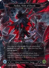 Arakni, Web of Deceit (Marvel) - The Hunted - Flesh and Blood TCG card