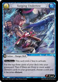 Surging Undertow - Alchemical Revolution Alter Edition - Grand Archive TCG card