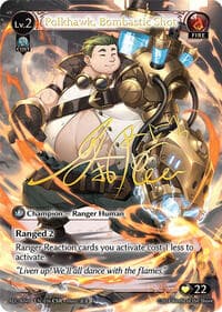 Polkhawk, Bombastic Shot (CSR) - Alchemical Revolution Alter Edition - Grand Archive TCG card