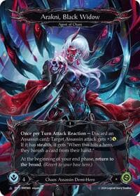 Arakni, Black Widow (Marvel) - The Hunted - Flesh and Blood TCG card