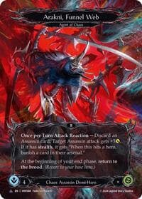 Arakni, Funnel Web (Marvel) - The Hunted - Flesh and Blood TCG card