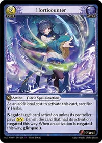 Horticounter - Alchemical Revolution Alter Edition - Grand Archive TCG card