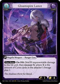 Gloamspire Lance - Alchemical Revolution Alter Edition - Grand Archive TCG card