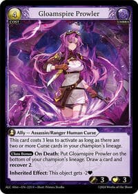 Gloamspire Prowler - Alchemical Revolution Alter Edition - Grand Archive TCG card