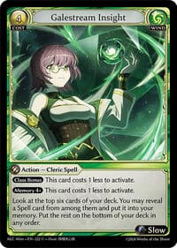 Galestream Insight - Alchemical Revolution Alter Edition - Grand Archive TCG card