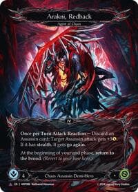 Arakni, Redback (Marvel) - The Hunted - Flesh and Blood TCG card