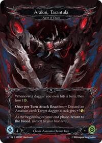 Arakni, Tarantula (Marvel) - The Hunted - Flesh and Blood TCG card