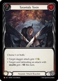 Tarantula Toxin - The Hunted - Flesh and Blood TCG card