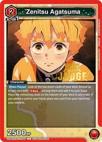 Zenitsu Agatsuma (Judge Pack) - Union Arena Promotion Cards - Union Arena card