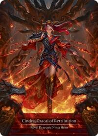 Cindra, Dracai of Retribution (Marvel) - The Hunted - Flesh and Blood TCG card
