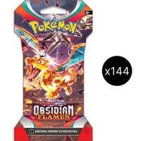 Obsidian Flames Sleeved Booster Pack Case - SV03: Obsidian Flames - Pokemon card