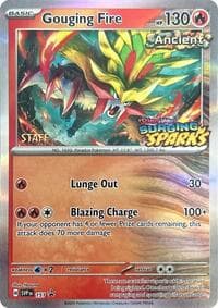 Gouging Fire - 151 (Staff) - SV: Scarlet & Violet Promo Cards - Pokemon card