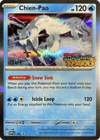 Chien-Pao - 152 (Staff) - SV: Scarlet & Violet Promo Cards - Pokemon card