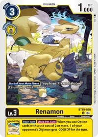 Renamon - Release Special Booster 2.5 - Digimon Card Game card