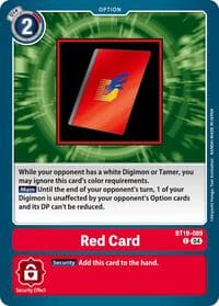 Red Card - Release Special Booster 2.5 - Digimon Card Game card