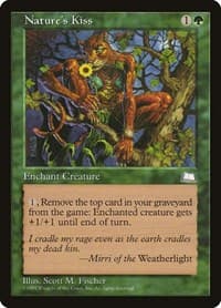 Nature's Kiss - Weatherlight - Magic: The Gathering card