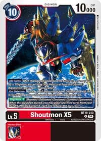 Shoutmon X5 - Release Special Booster 2.5 - Digimon Card Game card