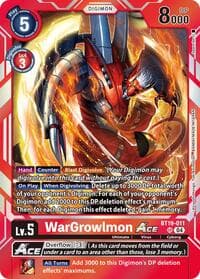 WarGrowlmon ACE - Release Special Booster 2.5 - Digimon Card Game card