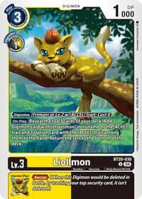 Liollmon - BT20-030 - Release Special Booster 2.5 - Digimon Card Game card