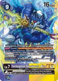 Fenriloogamon: Takemikazuchi ACE - Release Special Booster 2.5 - Digimon Card Game card