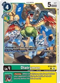 Diatrymon - Release Special Booster 2.5 - Digimon Card Game card