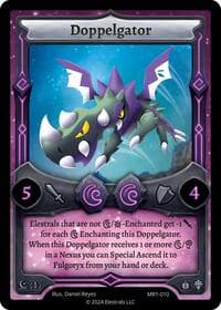 Doppelgator - Moonrise - Elestrals card