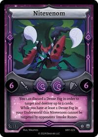 Nitevenom - Moonrise - Elestrals card