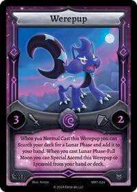 Werepup - Moonrise - Elestrals card