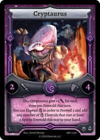 Cryptaurus - Moonrise - Elestrals card