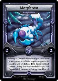 Morphrost - Scorpio Form - Moonrise - Elestrals card