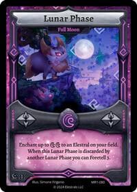 Lunar Phase - Full Moon - Moonrise - Elestrals card
