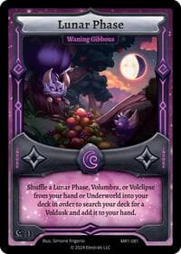 Lunar Phase - Waning Gibbous - Moonrise - Elestrals card